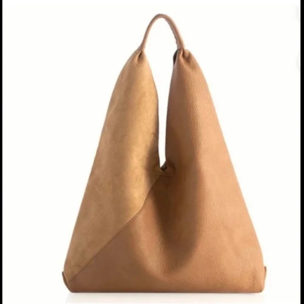 Anthropologie Shiraleah Chicago Arden Tote Bag -Tan